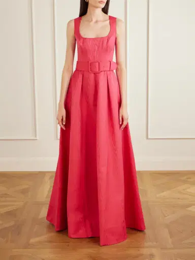 Rebecca Vallance Rosalia Moiré Gown | Thumbnail 2 Rebecca Vallance Rosalia Moiré Gown | Thumbnail 2