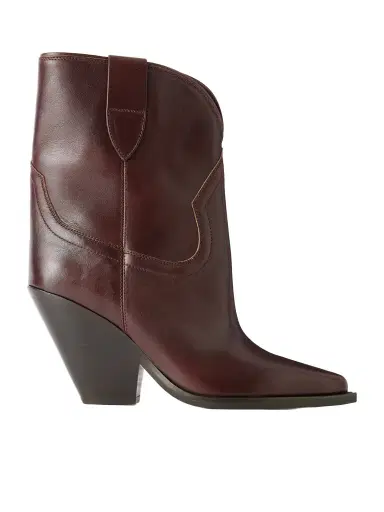 Isabel Marant Leyane Leather Ankle Boots | Thumbnail 1 Isabel Marant Leyane Leather Ankle Boots | Thumbnail 1
