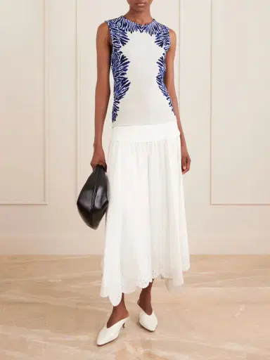 Ulla Johnson Aylin Jacquard-knit Tank | Thumbnail 2 Ulla Johnson Aylin Jacquard-knit Tank | Thumbnail 2