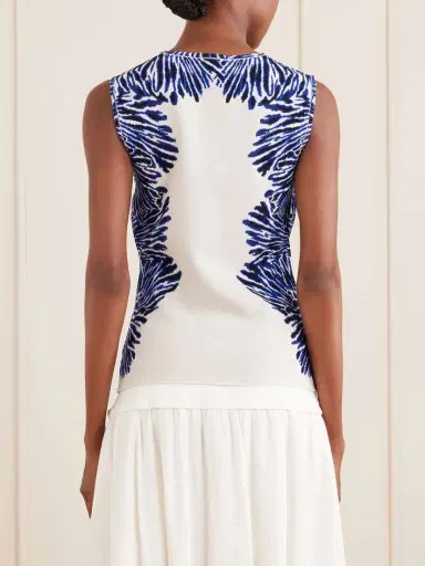Ulla Johnson Aylin Jacquard-knit Tank | Thumbnail 3 Ulla Johnson Aylin Jacquard-knit Tank | Thumbnail 3