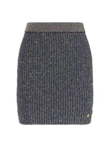 Balmain Embroidered Metallic Tweed Mini Skirt | Thumbnail 1 Balmain Embroidered Metallic Tweed Mini Skirt | Thumbnail 1