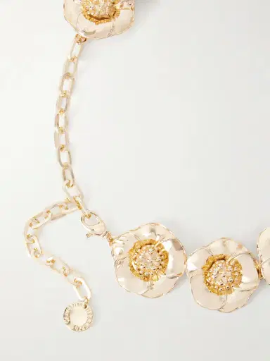 Carolina Herrera tone Flower Necklace | Thumbnail 3 Carolina Herrera tone Flower Necklace | Thumbnail 3