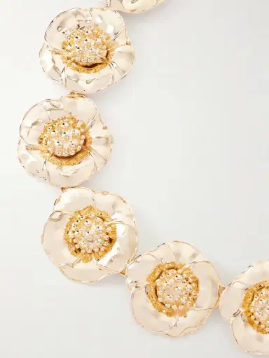 Carolina Herrera tone Flower Necklace | Thumbnail 4 Carolina Herrera tone Flower Necklace | Thumbnail 4