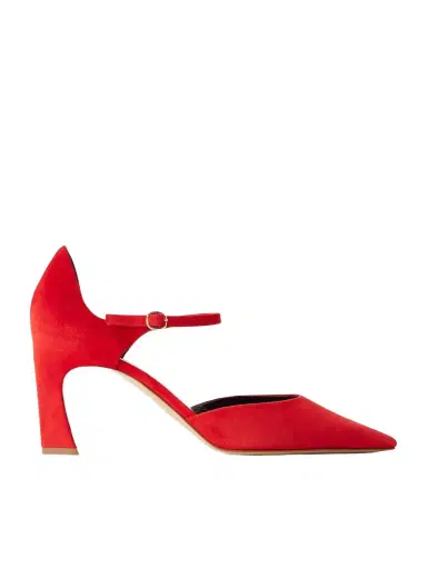 Gabriela Hearst Devil Pump 80 Suede Pumps | Thumbnail 1 Gabriela Hearst Devil Pump 80 Suede Pumps | Thumbnail 1
