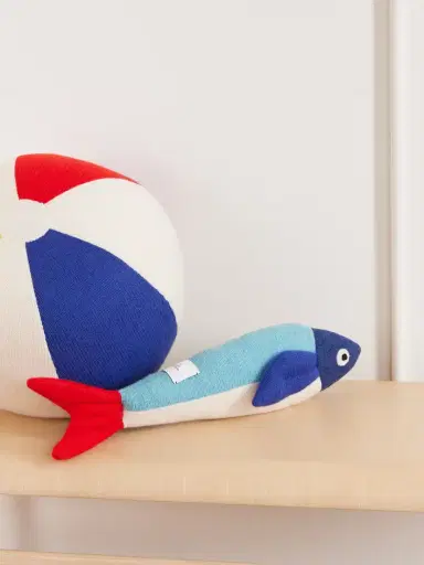 The Elder Statesman Fish Patchwork-cashmere Plushie | Thumbnail 2 The Elder Statesman Fish Patchwork-cashmere Plushie | Thumbnail 2