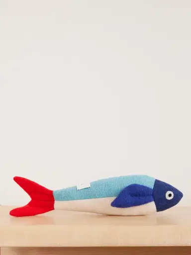 The Elder Statesman Fish Patchwork-cashmere Plushie | Thumbnail 1 The Elder Statesman Fish Patchwork-cashmere Plushie | Thumbnail 1