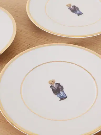 Ralph Lauren Home Wilshire Polo Bear Set Of Four Porcelain Plates | Thumbnail 3 Ralph Lauren Home Wilshire Polo Bear Set Of Four Porcelain Plates | Thumbnail 3