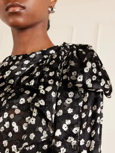 Isabel Marant Firma Floral-print Chiffon Blouse | Thumbnail 5 Isabel Marant Firma Floral-print Chiffon Blouse | Thumbnail 5