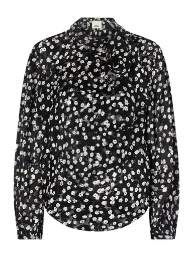 Isabel Marant Firma Floral-print Chiffon Blouse | Thumbnail 1 Isabel Marant Firma Floral-print Chiffon Blouse | Thumbnail 1
