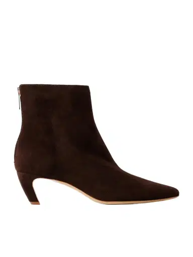 Gabriela Hearst Clayton 50 Suede Ankle Boots | Thumbnail 1 Gabriela Hearst Clayton 50 Suede Ankle Boots | Thumbnail 1
