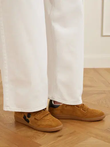 Isabel Marant Beth Leather-trimmed Suede Sneakers | Thumbnail 2 Isabel Marant Beth Leather-trimmed Suede Sneakers | Thumbnail 2