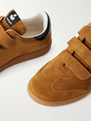 Isabel Marant Beth Leather-trimmed Suede Sneakers | Thumbnail 5 Isabel Marant Beth Leather-trimmed Suede Sneakers | Thumbnail 5