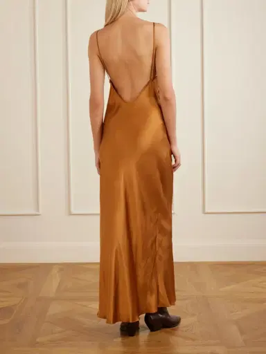 Isabel Marant Nevana Satin Maxi Dress | Thumbnail 3 Isabel Marant Nevana Satin Maxi Dress | Thumbnail 3