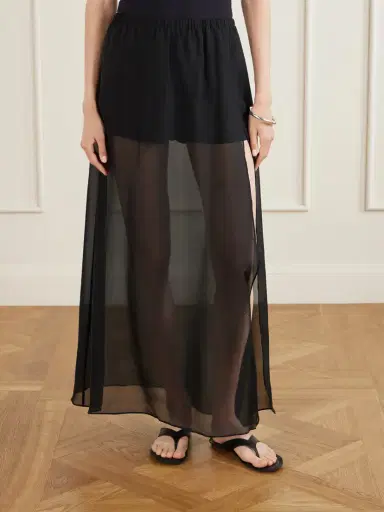 La Ligne Freya Layered Silk-chiffon Maxi Skirt | Thumbnail 3 La Ligne Freya Layered Silk-chiffon Maxi Skirt | Thumbnail 3