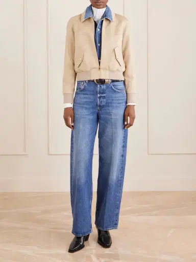Nili Lotan Saul Cotton Bomber Jacket | Thumbnail 2 Nili Lotan Saul Cotton Bomber Jacket | Thumbnail 2