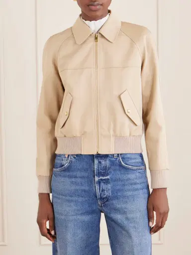 Nili Lotan Saul Cotton Bomber Jacket | Thumbnail 3 Nili Lotan Saul Cotton Bomber Jacket | Thumbnail 3