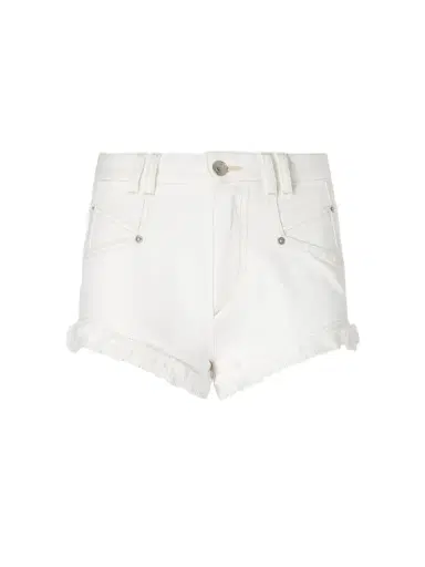 Isabel Marant Eneidala Frayed Denim Shorts | Thumbnail 1 Isabel Marant Eneidala Frayed Denim Shorts | Thumbnail 1