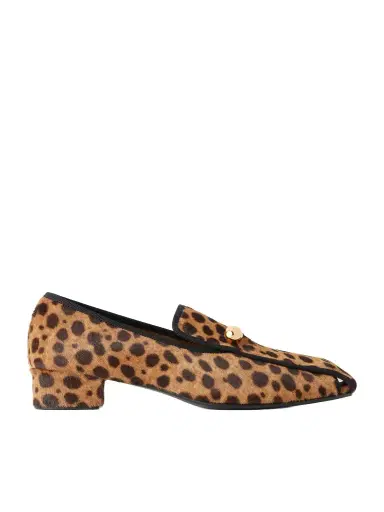 Herbert Levine Showtime 30 Leopard-print Pony Hair Loafers | Thumbnail 1 Herbert Levine Showtime 30 Leopard-print Pony Hair Loafers | Thumbnail 1