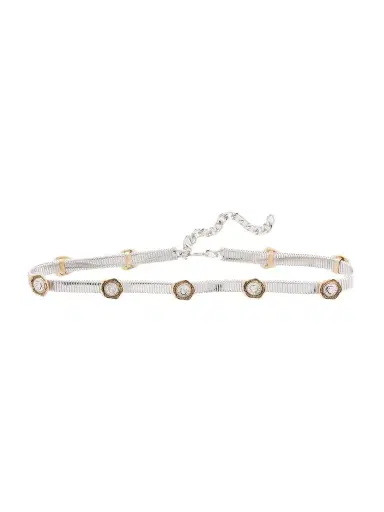 MAISON MAYLE Flora Embellished Silver-tone Belt | Thumbnail 1 MAISON MAYLE Flora Embellished Silver-tone Belt | Thumbnail 1