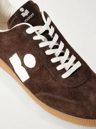 Isabel Marant Bryce Leather-trimmed Suede Sneakers | Thumbnail 5 Isabel Marant Bryce Leather-trimmed Suede Sneakers | Thumbnail 5