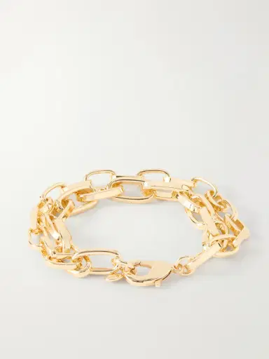 Roxanne Assoulin The Paperclip Gold-tone Chain Bracelet | Thumbnail 3 Roxanne Assoulin The Paperclip Gold-tone Chain Bracelet | Thumbnail 3