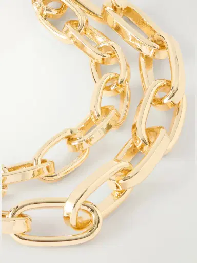 Roxanne Assoulin The Paperclip Gold-tone Chain Bracelet | Thumbnail 4 Roxanne Assoulin The Paperclip Gold-tone Chain Bracelet | Thumbnail 4