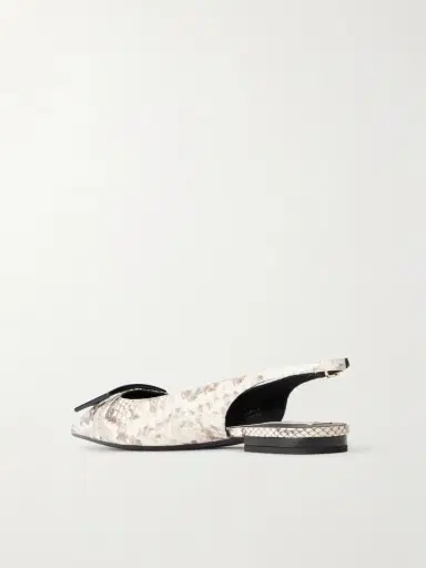 Roger Vivier Gommettine Buckled Snake-effect Leather Slingback Ballet Flats | Thumbnail 3 Roger Vivier Gommettine Buckled Snake-effect Leather Slingback Ballet Flats | Thumbnail 3