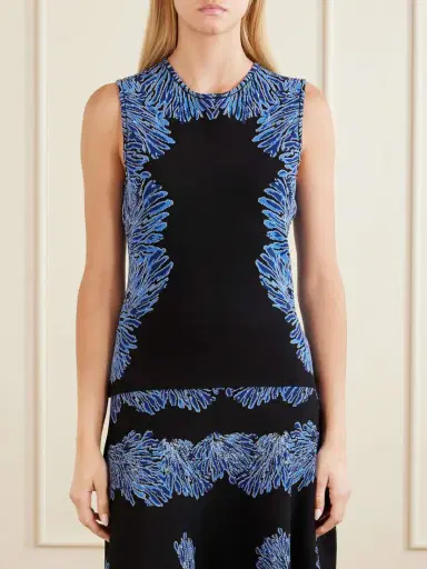 Ulla Johnson Aylin Jacquard-knit Tank | Thumbnail 3 Ulla Johnson Aylin Jacquard-knit Tank | Thumbnail 3