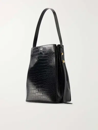 AMANU Somalia Croc-effect Shoulder Bag | Thumbnail 4 AMANU Somalia Croc-effect Shoulder Bag | Thumbnail 4