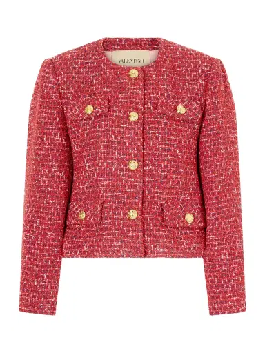 Valentino Garavani Tweed Jacket | Thumbnail 1 Valentino Garavani Tweed Jacket | Thumbnail 1