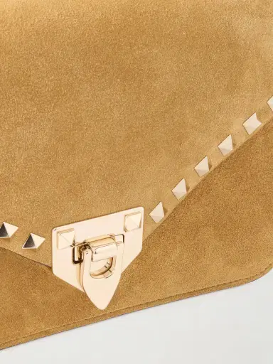 Valentino Garavani Rockstud Embellished Suede Shoulder Bag | Thumbnail 5 Valentino Garavani Rockstud Embellished Suede Shoulder Bag | Thumbnail 5