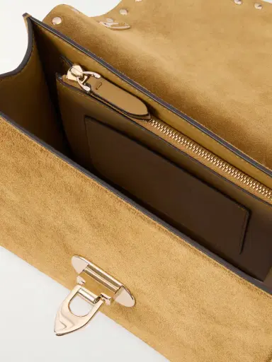 Valentino Garavani Rockstud Embellished Suede Shoulder Bag | Thumbnail 6 Valentino Garavani Rockstud Embellished Suede Shoulder Bag | Thumbnail 6
