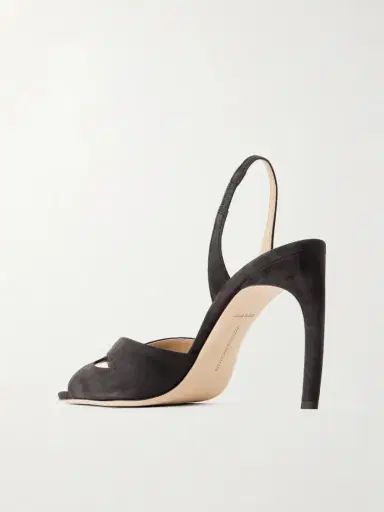Victoria Beckham Harlow Mask 100 Suede Sandals | Thumbnail 3 Victoria Beckham Harlow Mask 100 Suede Sandals | Thumbnail 3