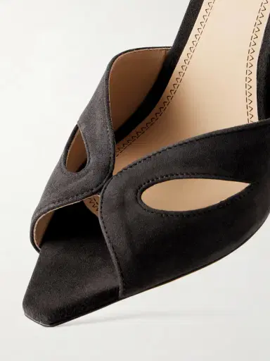 Victoria Beckham Harlow Mask 100 Suede Sandals | Thumbnail 5 Victoria Beckham Harlow Mask 100 Suede Sandals | Thumbnail 5
