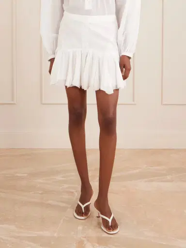 Marant Étoile Daneen Cotton-blend Mini Skirt | Thumbnail 3 Marant Étoile Daneen Cotton-blend Mini Skirt | Thumbnail 3