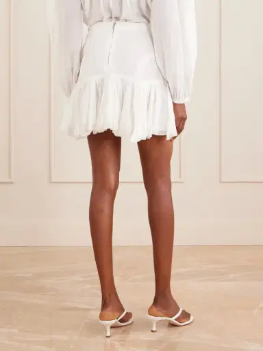 Marant Étoile Daneen Cotton-blend Mini Skirt | Thumbnail 4 Marant Étoile Daneen Cotton-blend Mini Skirt | Thumbnail 4