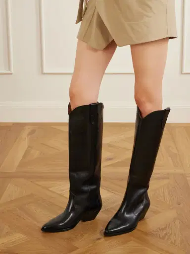 Isabel Marant Denvee Leather Boots | Thumbnail 2 Isabel Marant Denvee Leather Boots | Thumbnail 2