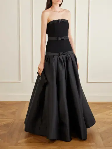 Rebecca Vallance Zendaya Crepe And Satin Gown | Thumbnail 2 Rebecca Vallance Zendaya Crepe And Satin Gown | Thumbnail 2