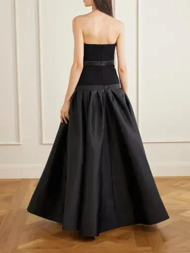 Rebecca Vallance Zendaya Crepe And Satin Gown | Thumbnail 3 Rebecca Vallance Zendaya Crepe And Satin Gown | Thumbnail 3