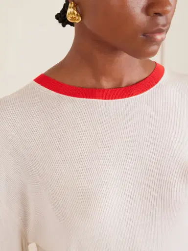 TWP Ribbed Jersey T-shirt | Thumbnail 4 TWP Ribbed Jersey T-shirt | Thumbnail 4