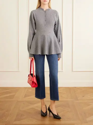 Stella McCartney Wool Peplum Sweater | Thumbnail 2 Stella McCartney Wool Peplum Sweater | Thumbnail 2