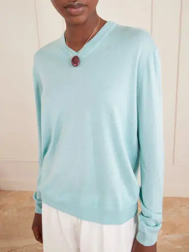 La Ligne Ben Silk, Wool And Cashmere-blend Knit Sweater | Thumbnail 5 La Ligne Ben Silk, Wool And Cashmere-blend Knit Sweater | Thumbnail 5