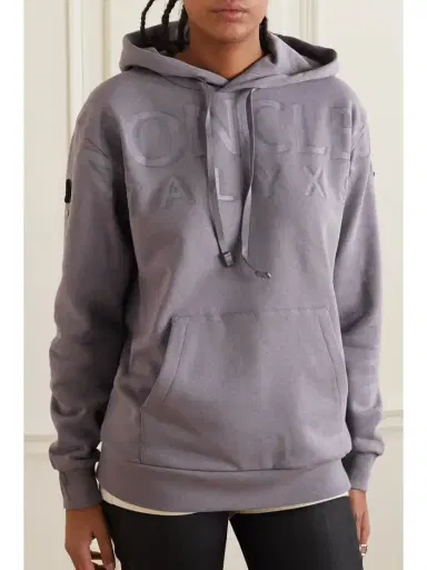 Moncler Genius + 1017 Alyx 9sm Printed Cotton-blend Jersey Hoodie | Thumbnail 3 Moncler Genius + 1017 Alyx 9sm Printed Cotton-blend Jersey Hoodie | Thumbnail 3