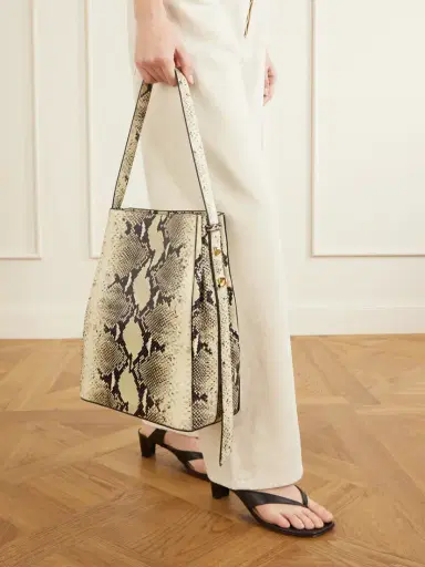 AMANU Somalia Snake-effect Leather Shoulder Bag | Thumbnail 2 AMANU Somalia Snake-effect Leather Shoulder Bag | Thumbnail 2