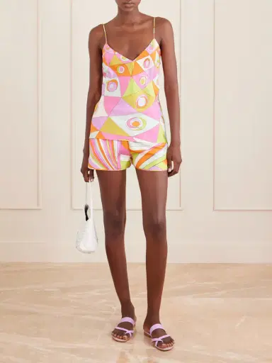 PUCCI Printed Silk-twill Tank | Thumbnail 2 PUCCI Printed Silk-twill Tank | Thumbnail 2