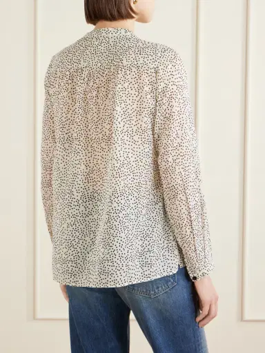Marant Étoile Maria Polka-dot Organic Cotton-voile Blouse | Thumbnail 4 Marant Étoile Maria Polka-dot Organic Cotton-voile Blouse | Thumbnail 4