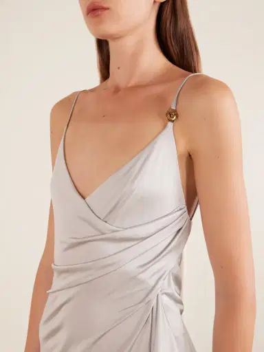 Versace Draped Jersey Gown | Thumbnail 4 Versace Draped Jersey Gown | Thumbnail 4