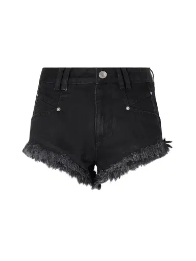 Isabel Marant Eneidala Frayed Denim Shorts | Thumbnail 1 Isabel Marant Eneidala Frayed Denim Shorts | Thumbnail 1