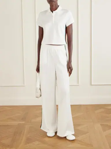 Gucci Striped Ribbed-jersey Wide-leg Pants | Thumbnail 2 Gucci Striped Ribbed-jersey Wide-leg Pants | Thumbnail 2