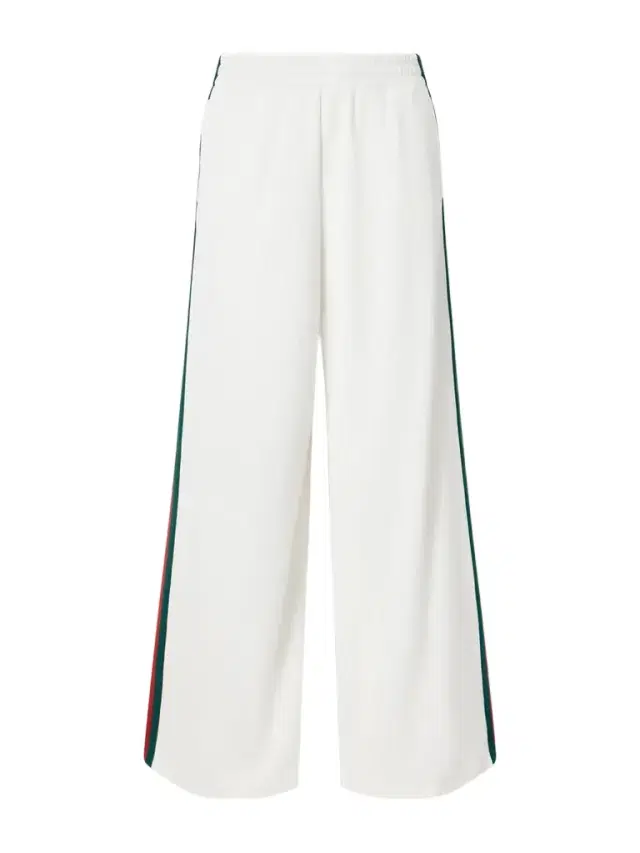 Striped Ribbed-jersey Wide-leg Pants Striped Ribbed-jersey Wide-leg Pants